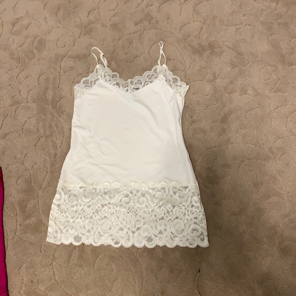 White House Black Market cream camisole size small